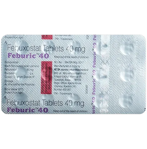 feburic 40mg tablet 15's
